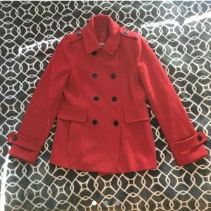 Red Calvin Klein Coat